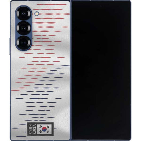 South Korea Soccer Flag Galaxy Z Fold6 Skin